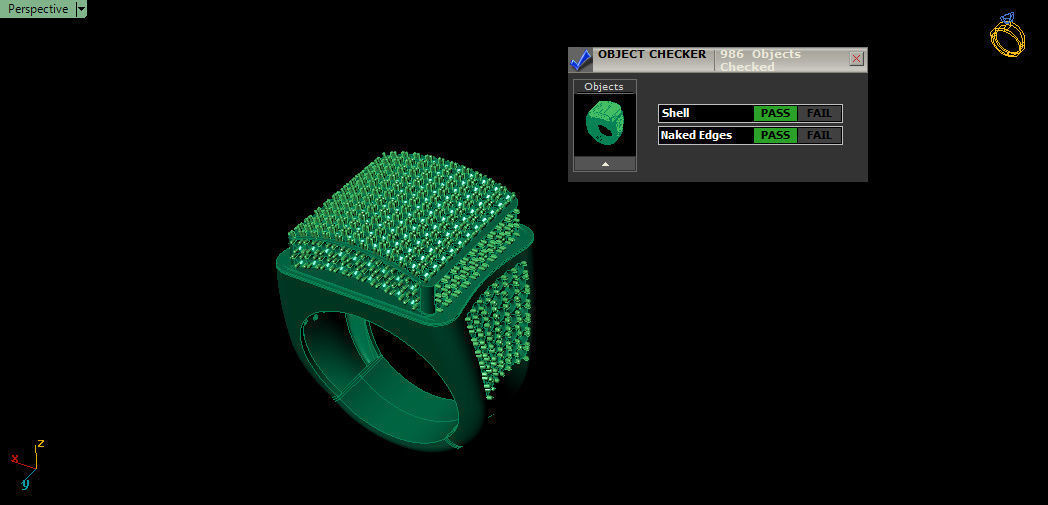 Ring Silver or gold 3D print model_7