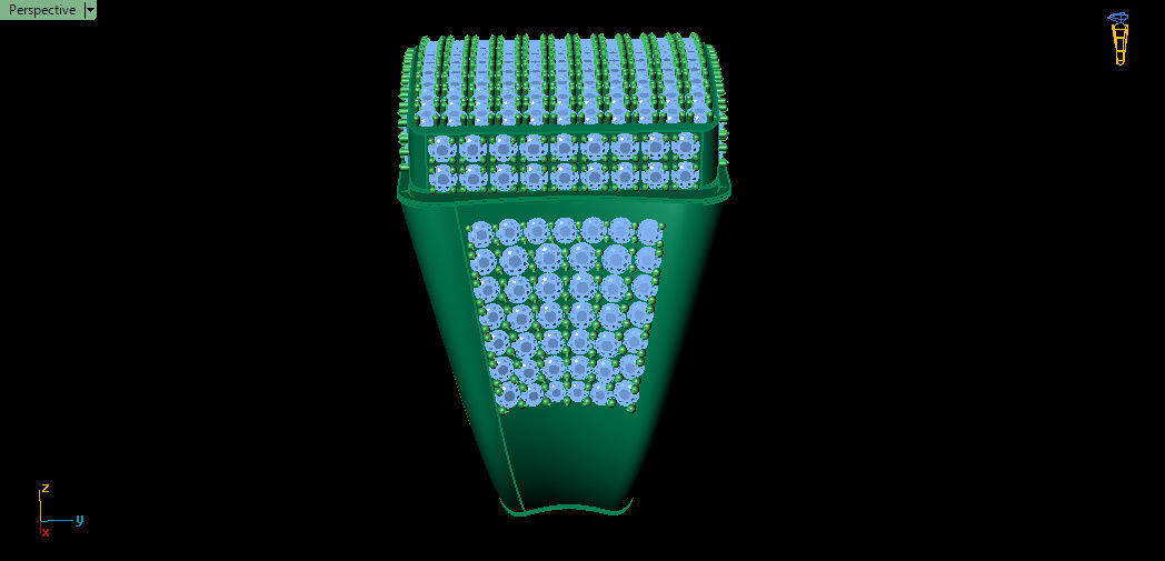 Ring Silver or gold 3D print model_2