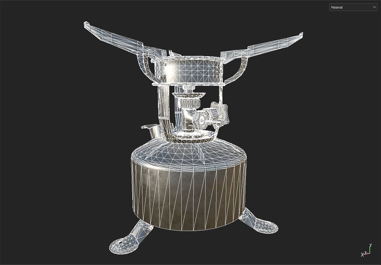 Camp Stove 3D model_7
