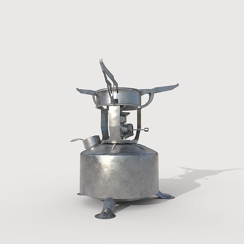 Camp Stove 3D model 4
