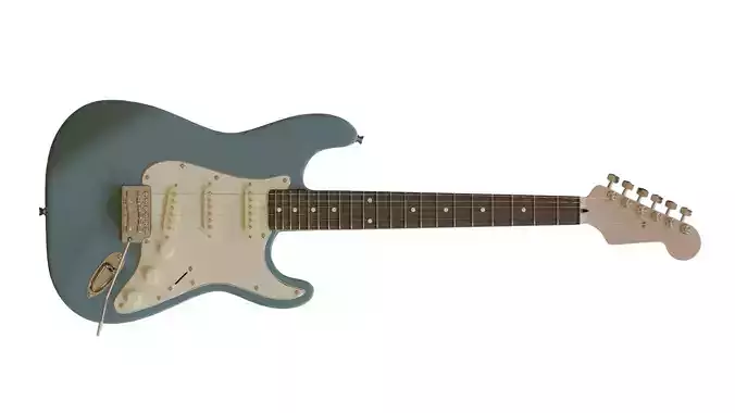Electric guitar 3D model