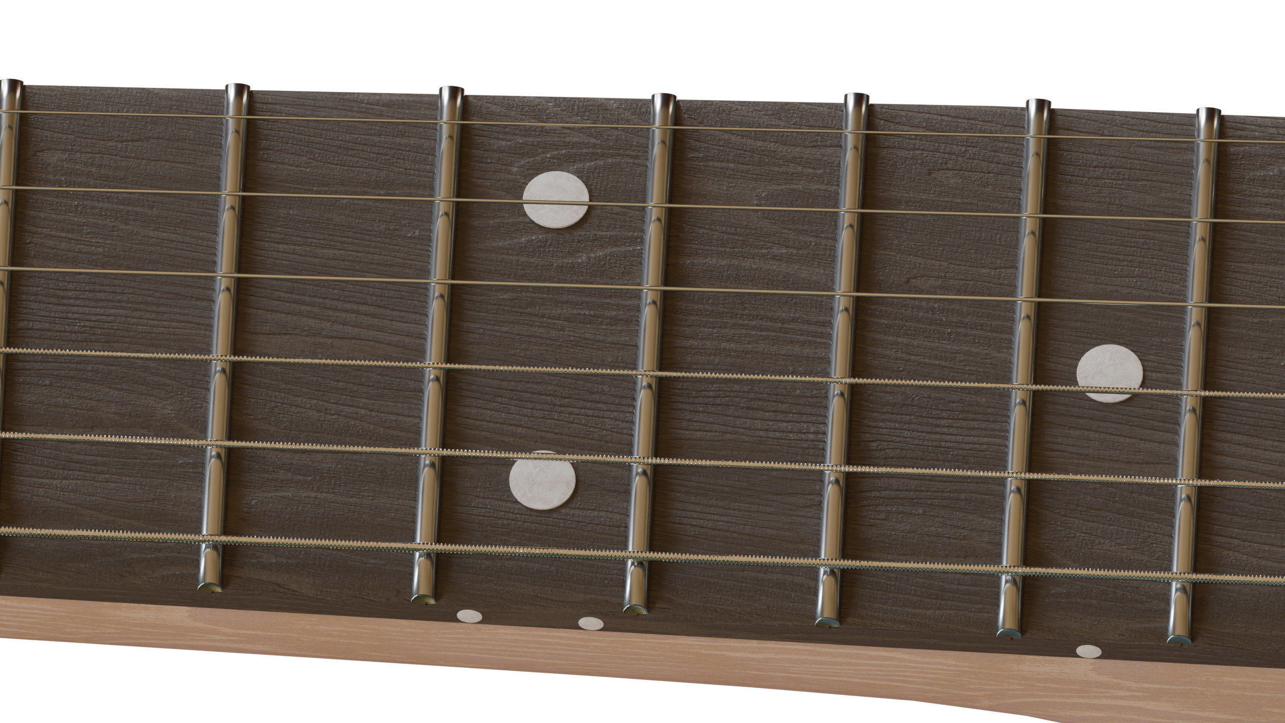 Electric guitar 3D model_6