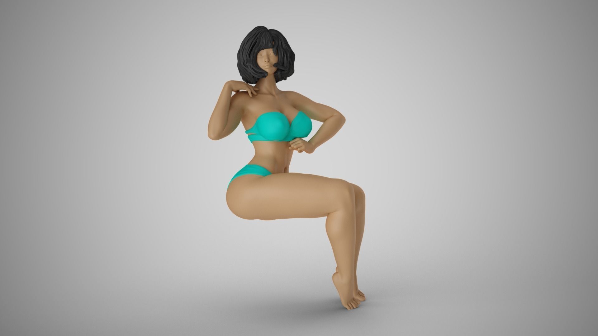 Funny Woman 3D print model_3