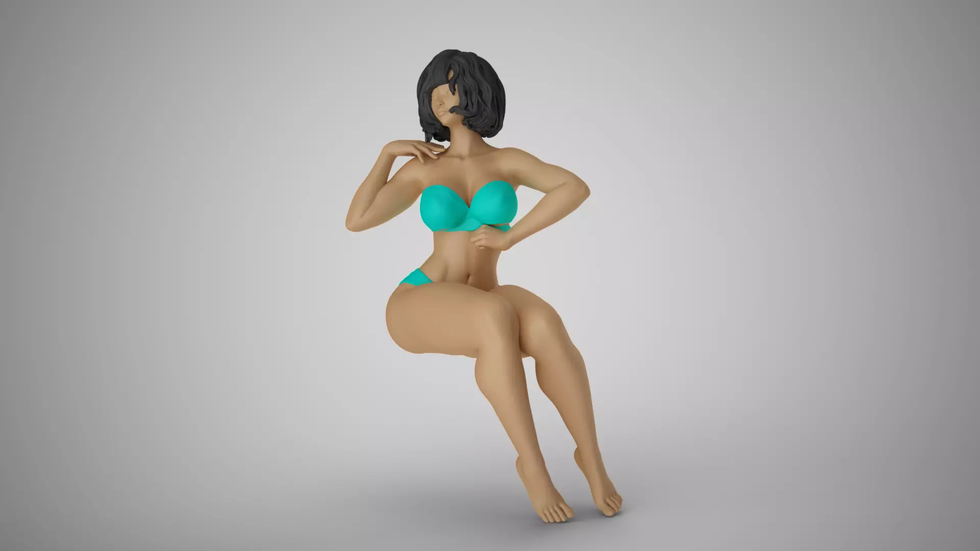 Funny Woman 3D print model_0
