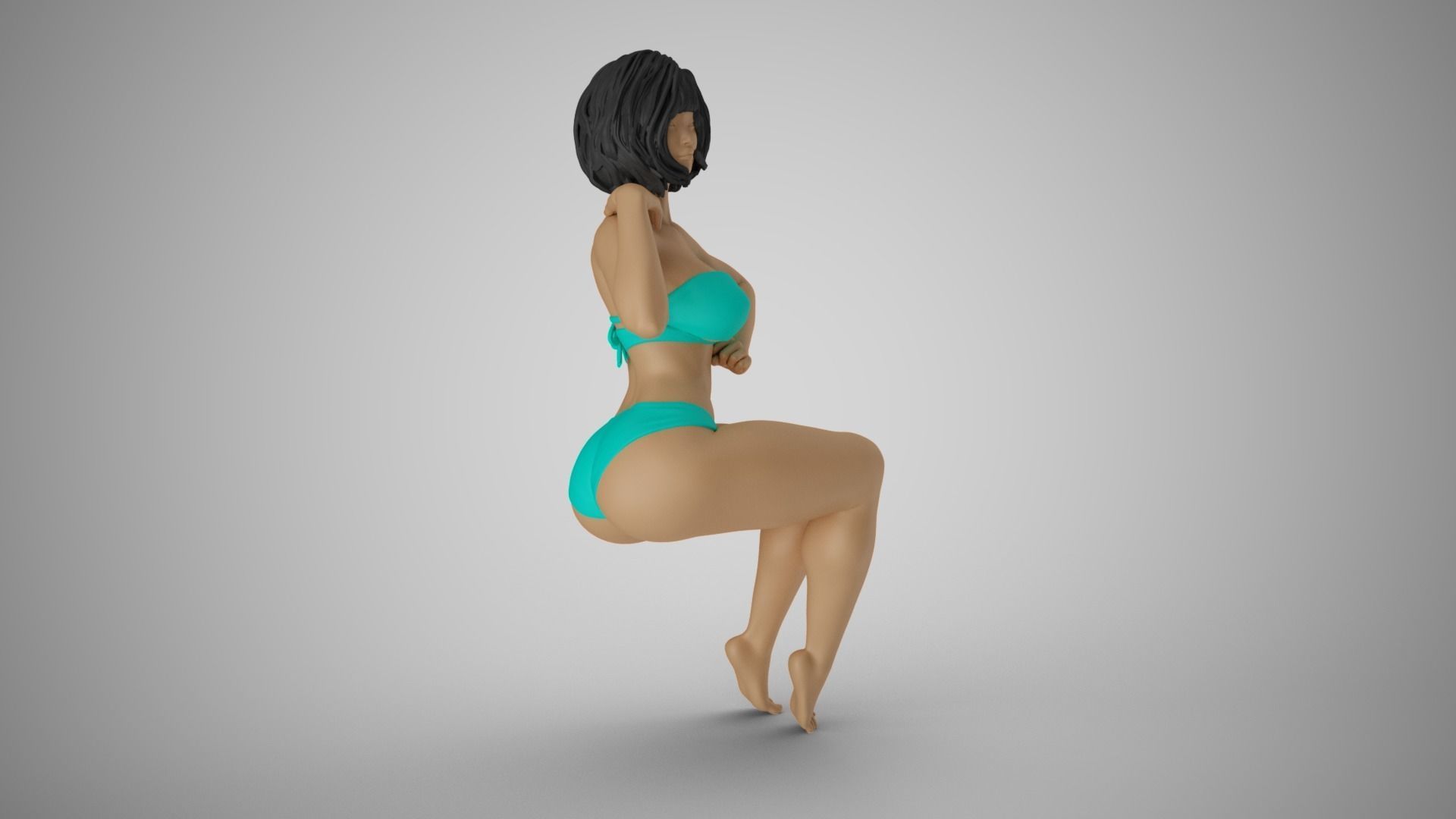 Funny Woman 3D print model_4