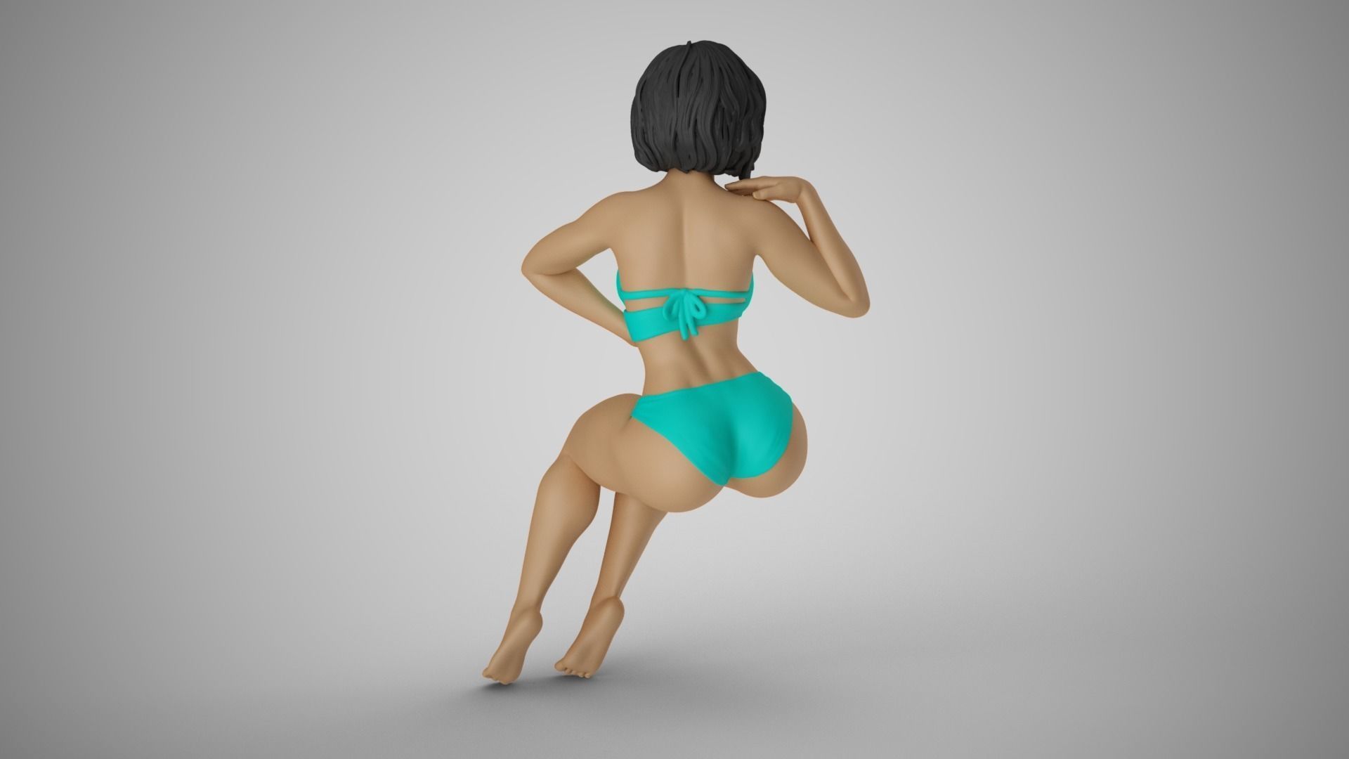 Funny Woman 3D print model_6