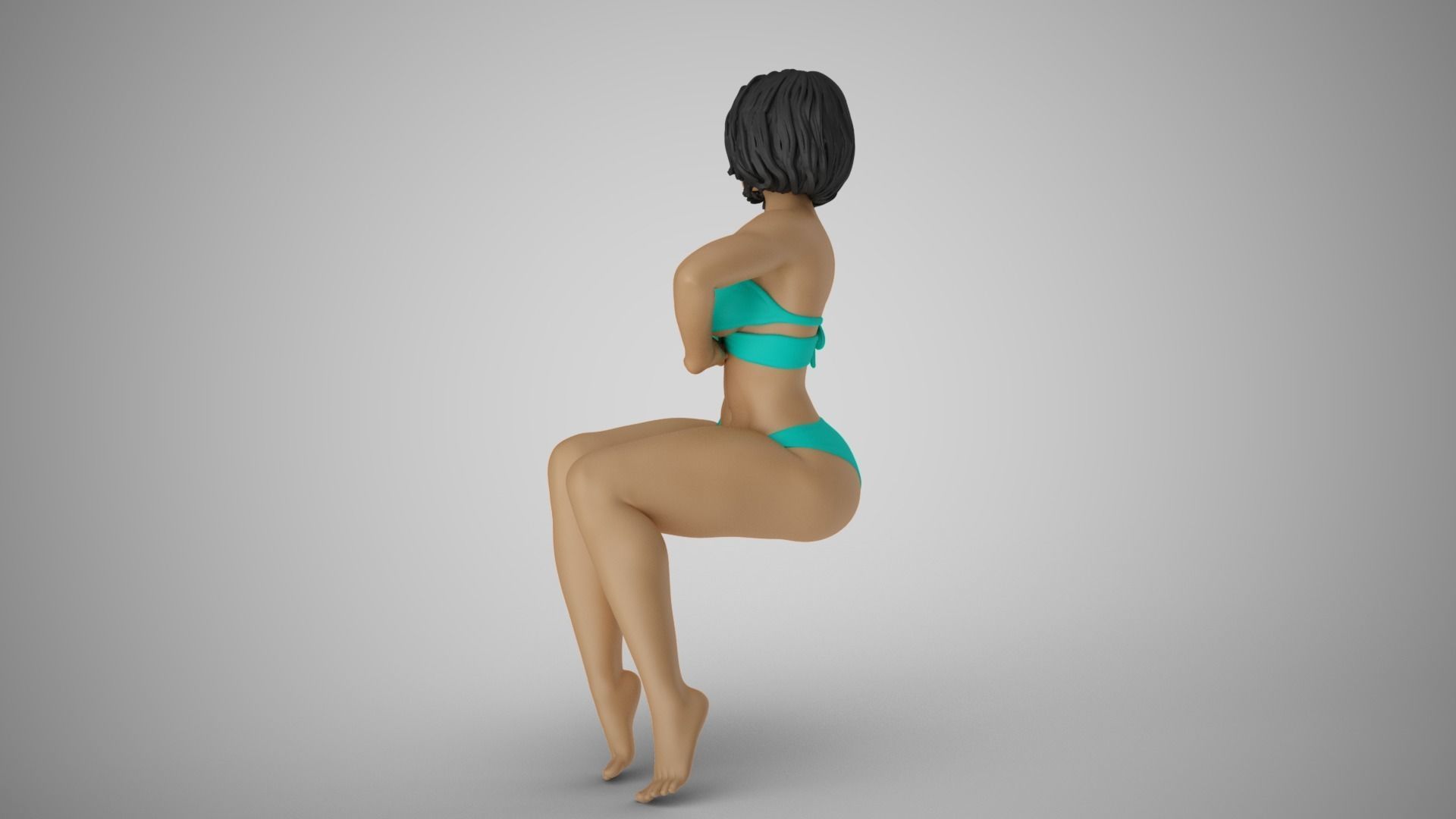 Funny Woman 3D print model_8