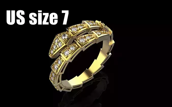 Bvlgari serpenti ring Size 7