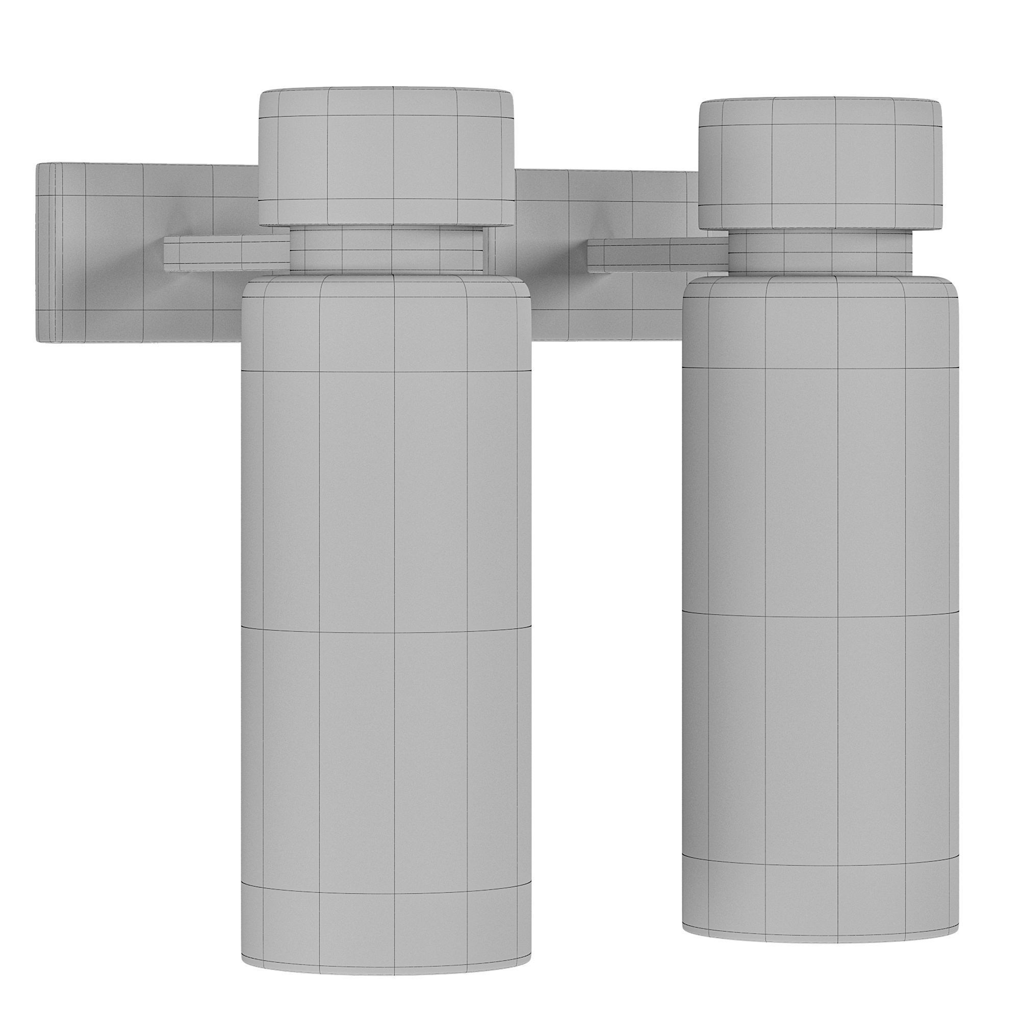 Inspired Osman Double Wall Cylindrical Diffusers  3D model_8