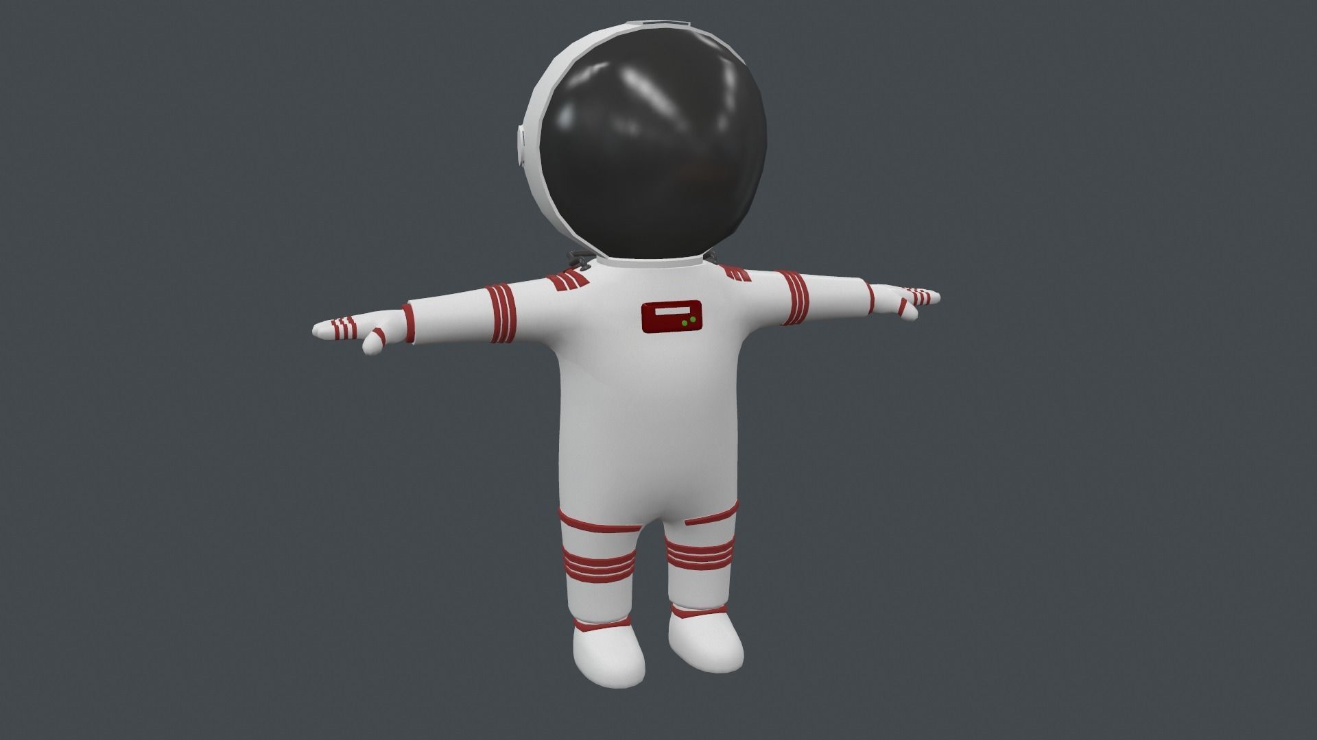 Clothing Set - Hypercasual Game - Stickman T-pose Low-poly 3D model_8