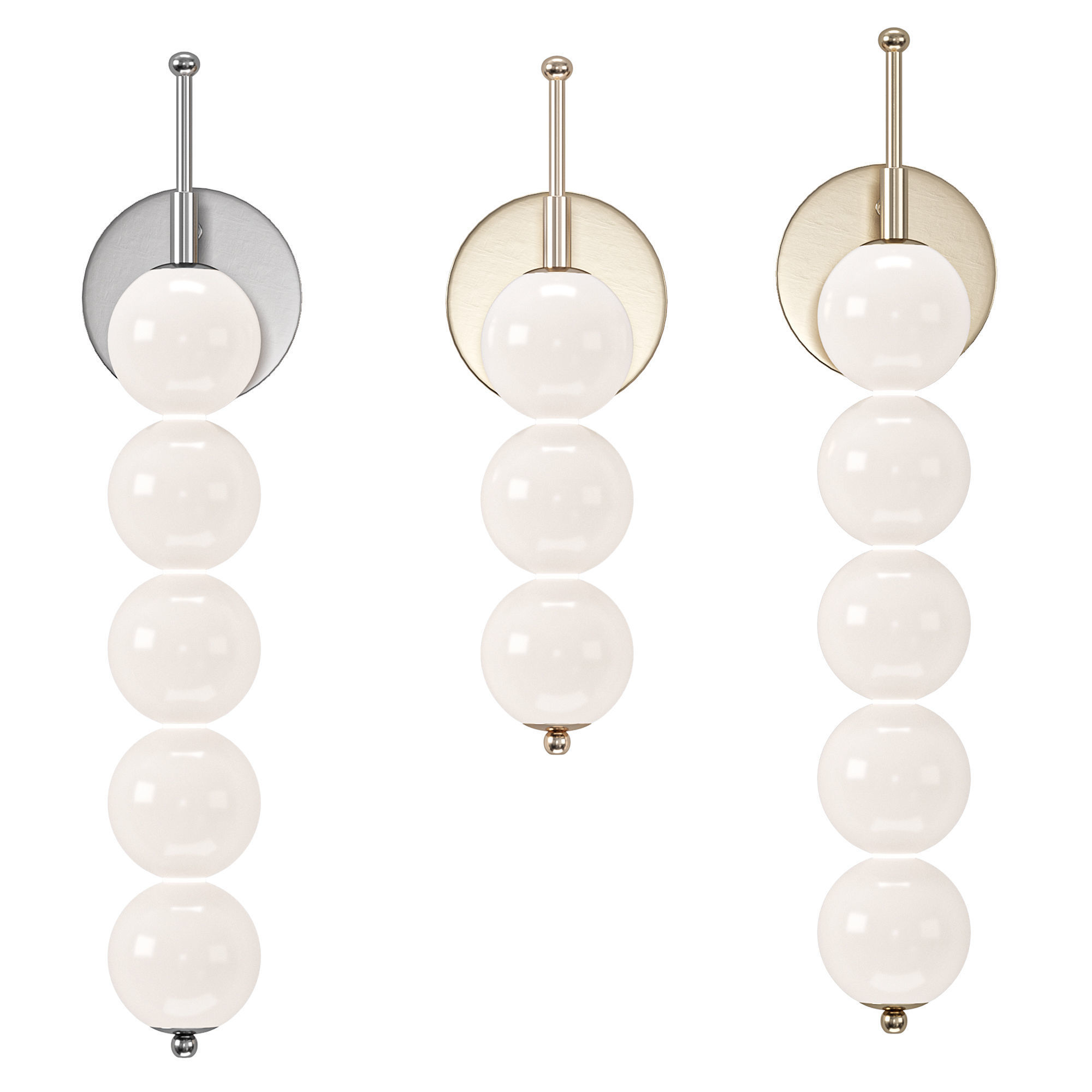 Candied Wall Lamp 3D model_1