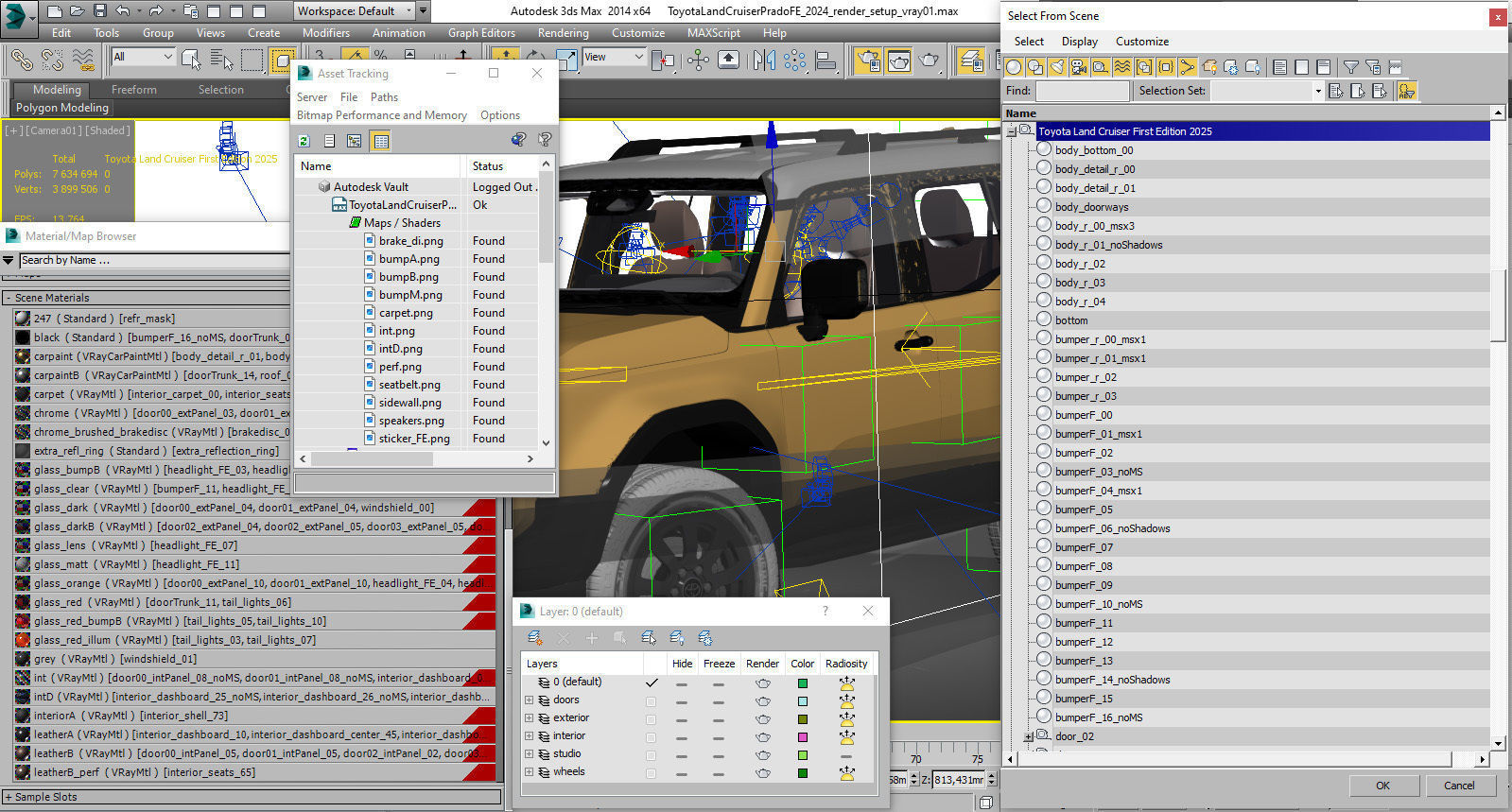 Toyota Land Cruiser First Edition 2025 3D model_41