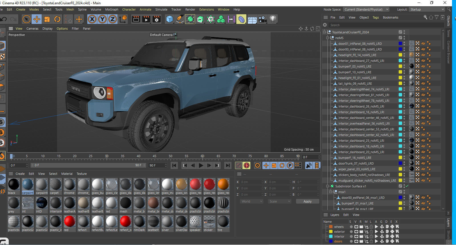 Toyota Land Cruiser First Edition 2025 3D model_42