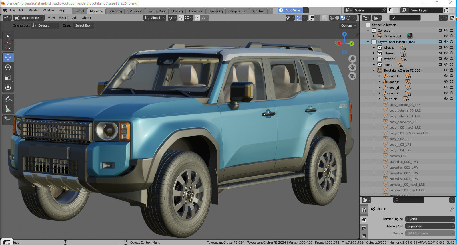 Toyota Land Cruiser First Edition 2025 3D model_43