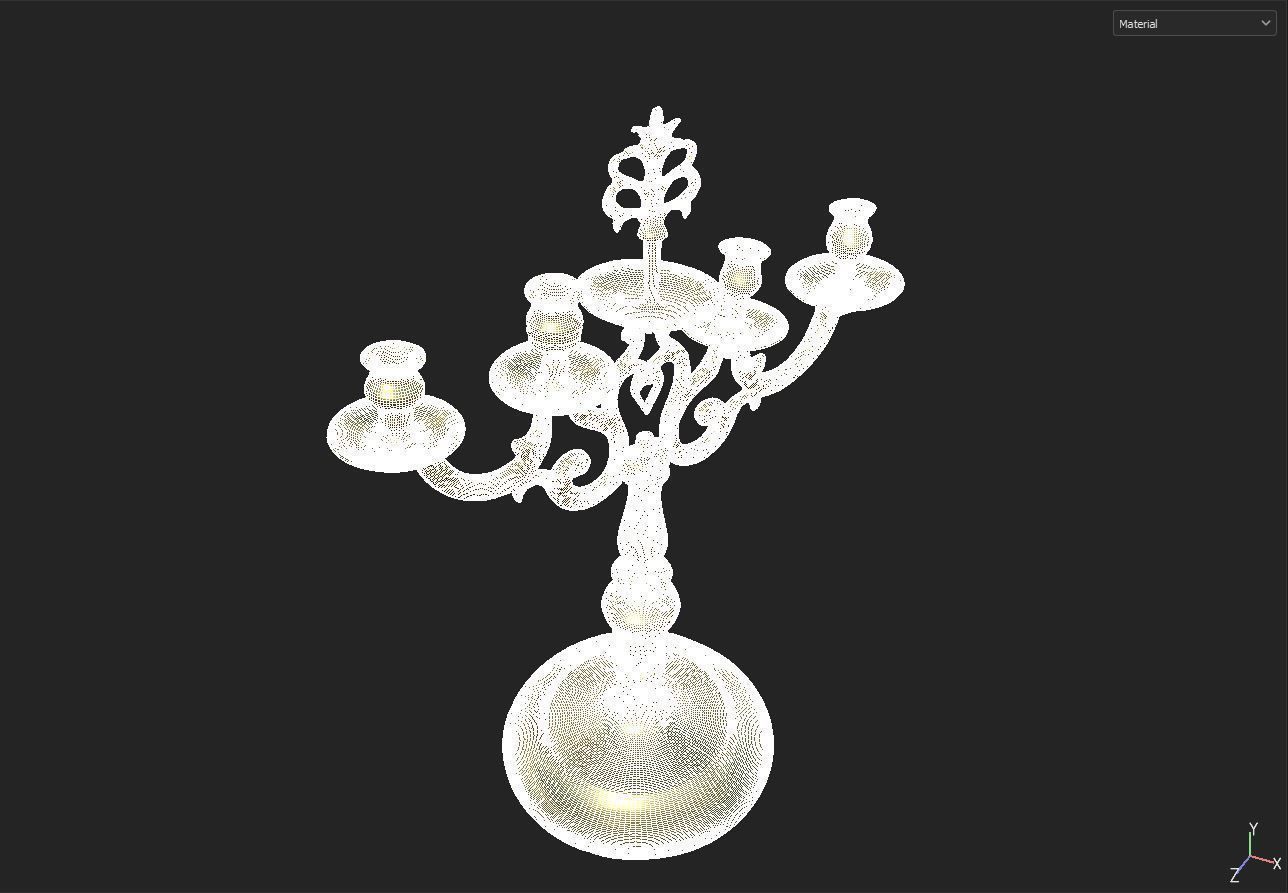 Candlestick 3D model_5
