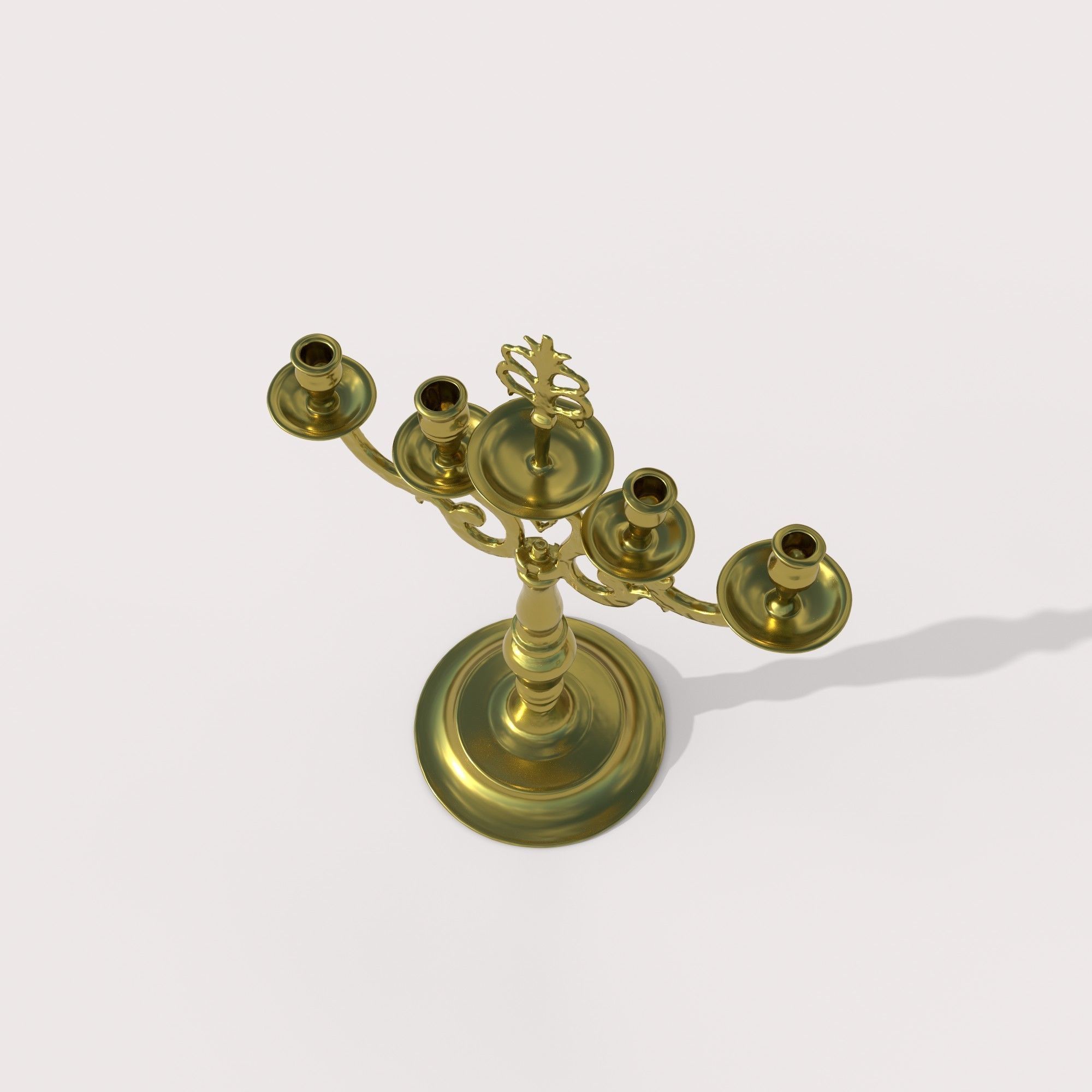 Candlestick 3D model_2