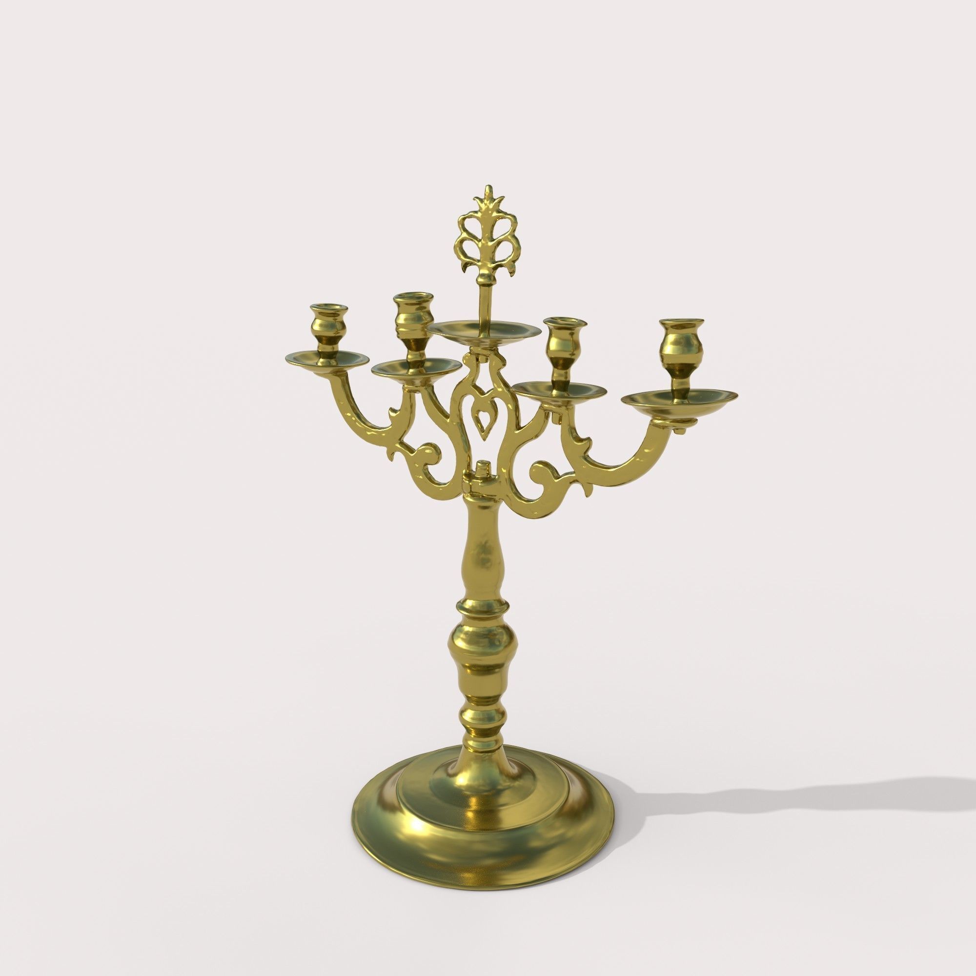 Candlestick 3D model_1