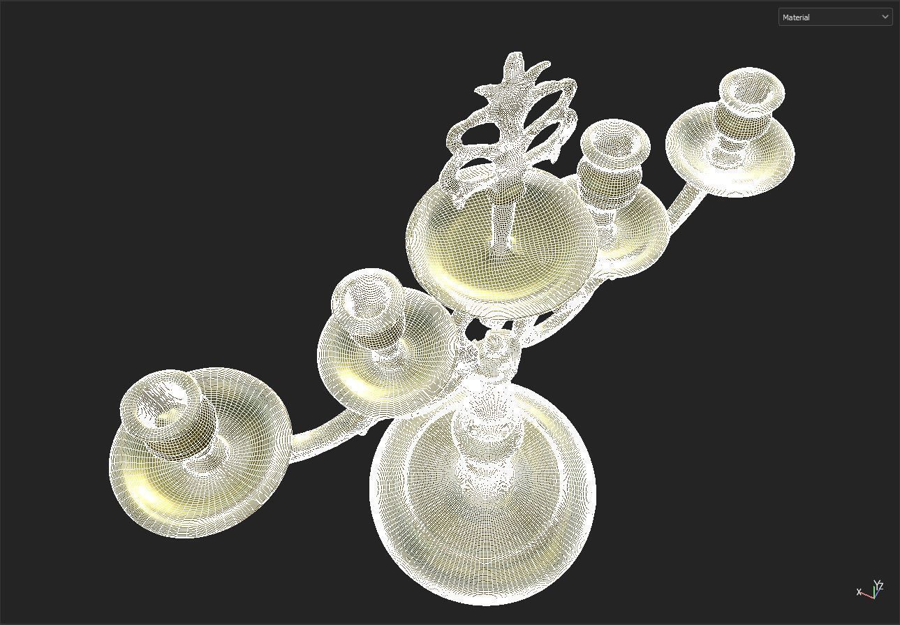 Candlestick 3D model_8