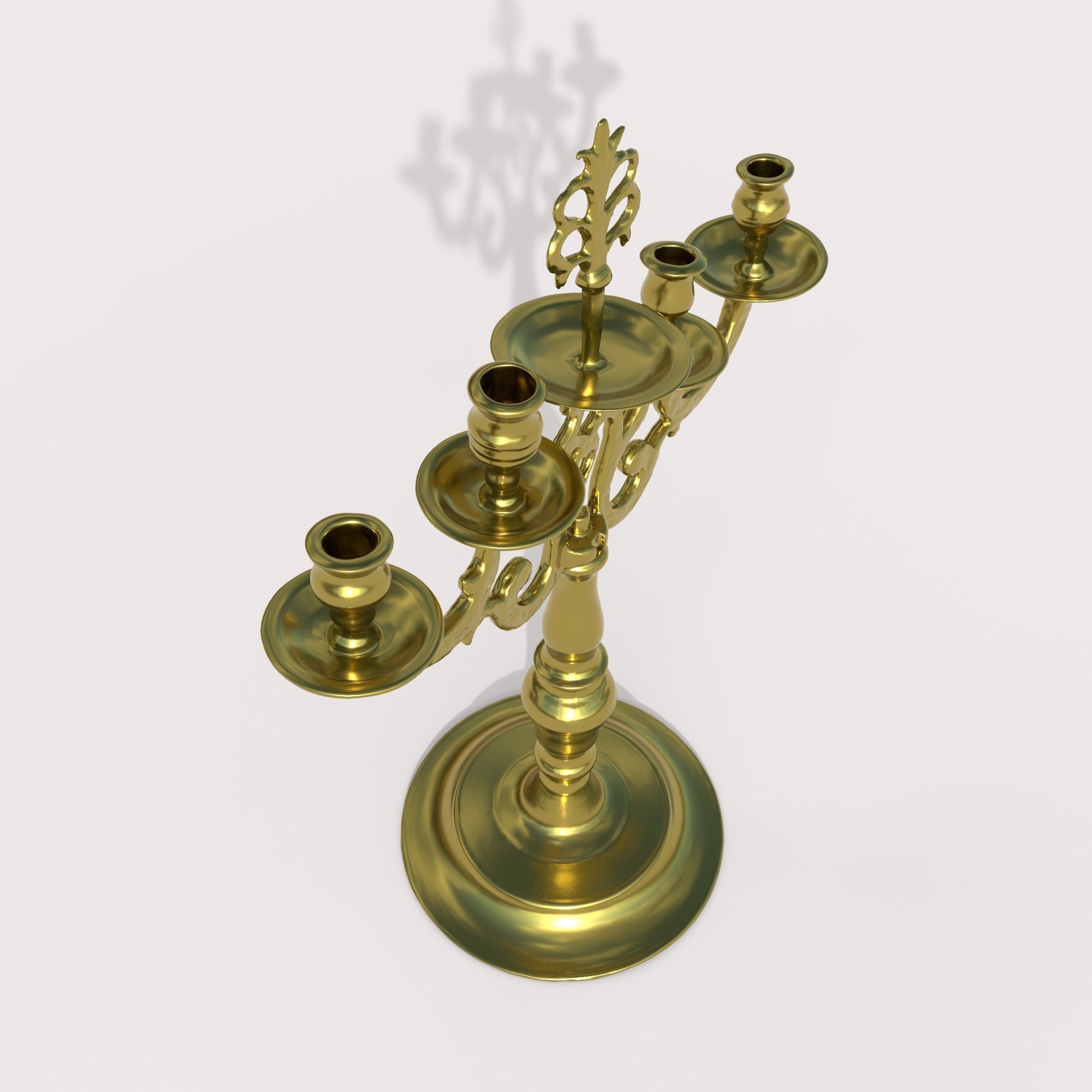 Candlestick 3D model_4