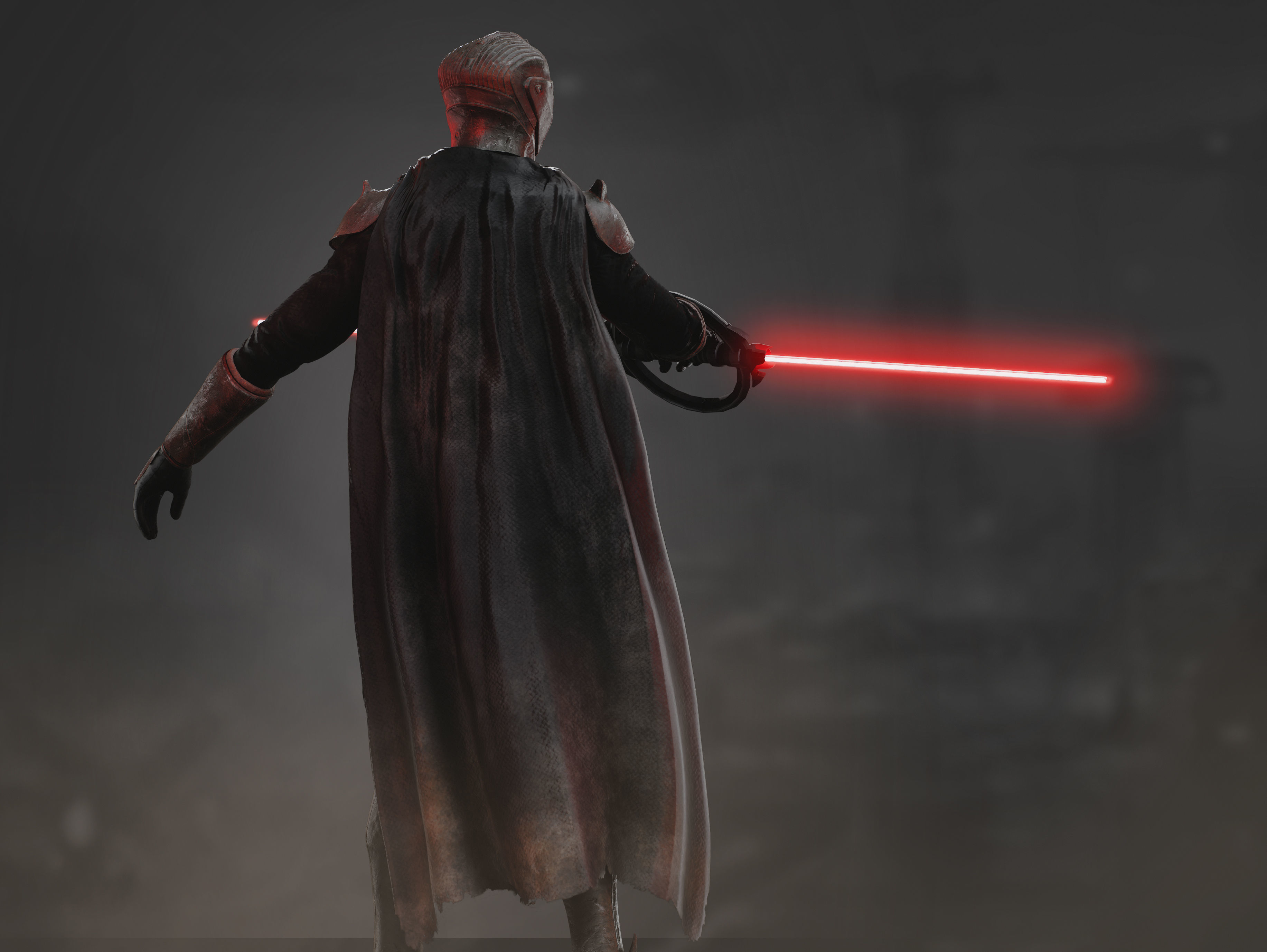 Marrok Low-poly 3D model_3