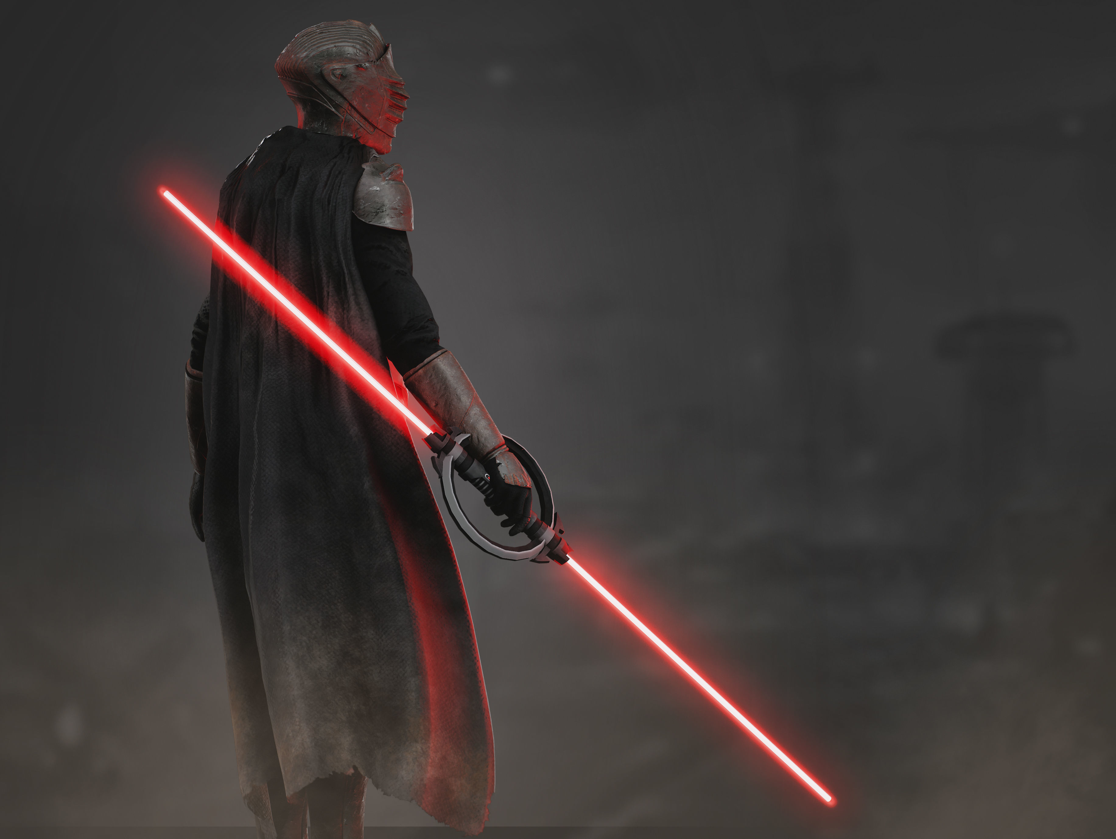 Marrok Low-poly 3D model_4