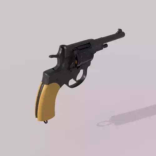 nagant 1895 3D model
