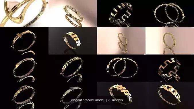elegant bracelet model 