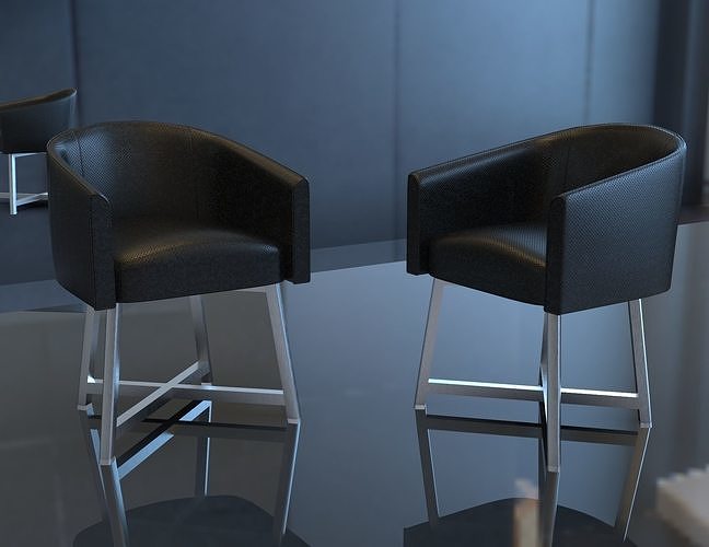 Leather Chair 3D model