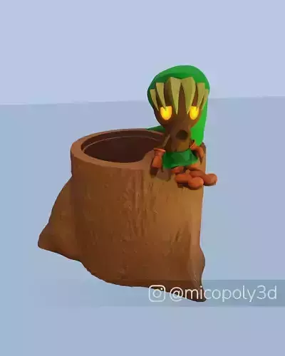 STL DEKU LINK PEN HOLDER - SMALL CHEST 3D print model