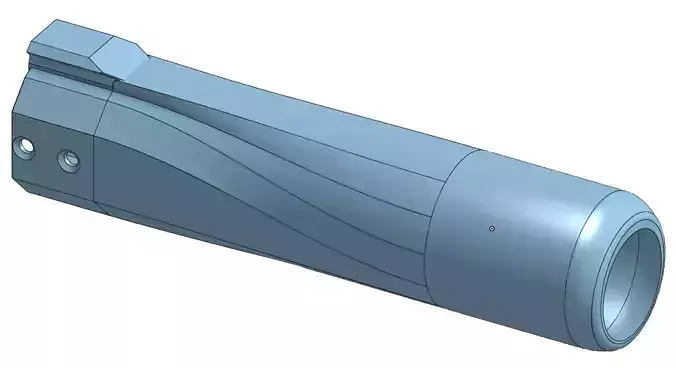 Rounded Handguard ares octarms - short 200mm 3D print model