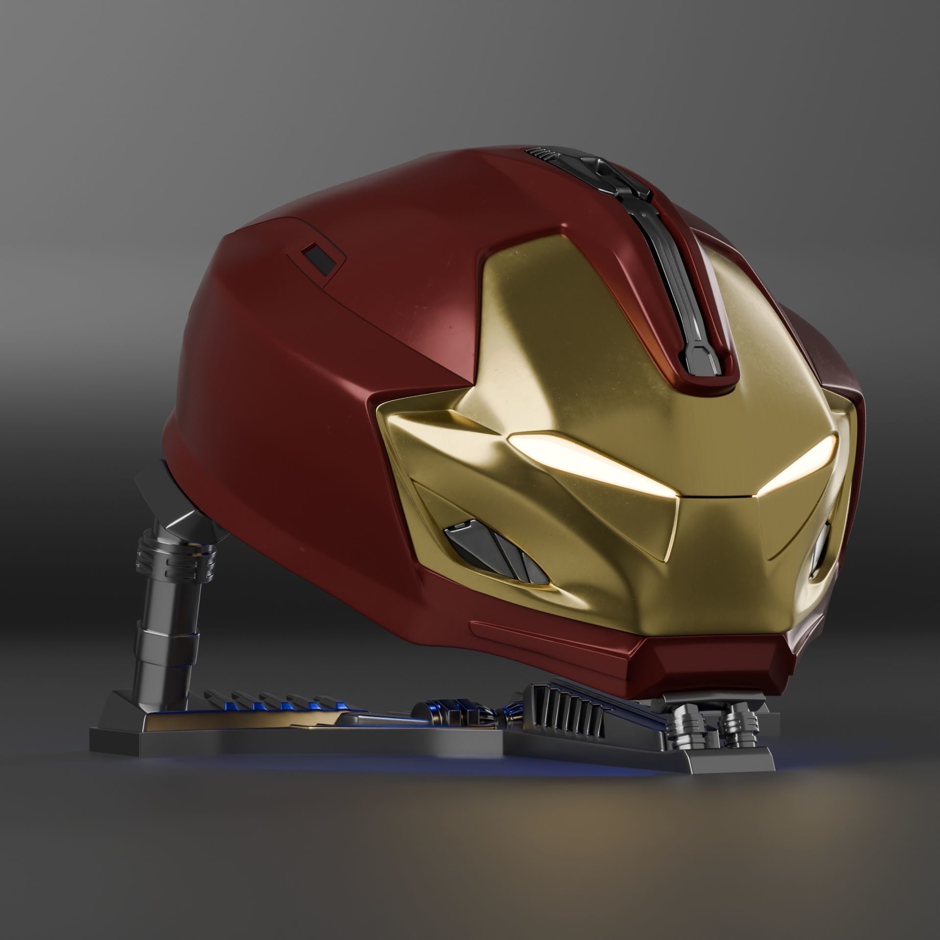 Iron Man Mk 48 Hulkbuster 3D Printable Iron Man Helmet 3D print model_7
