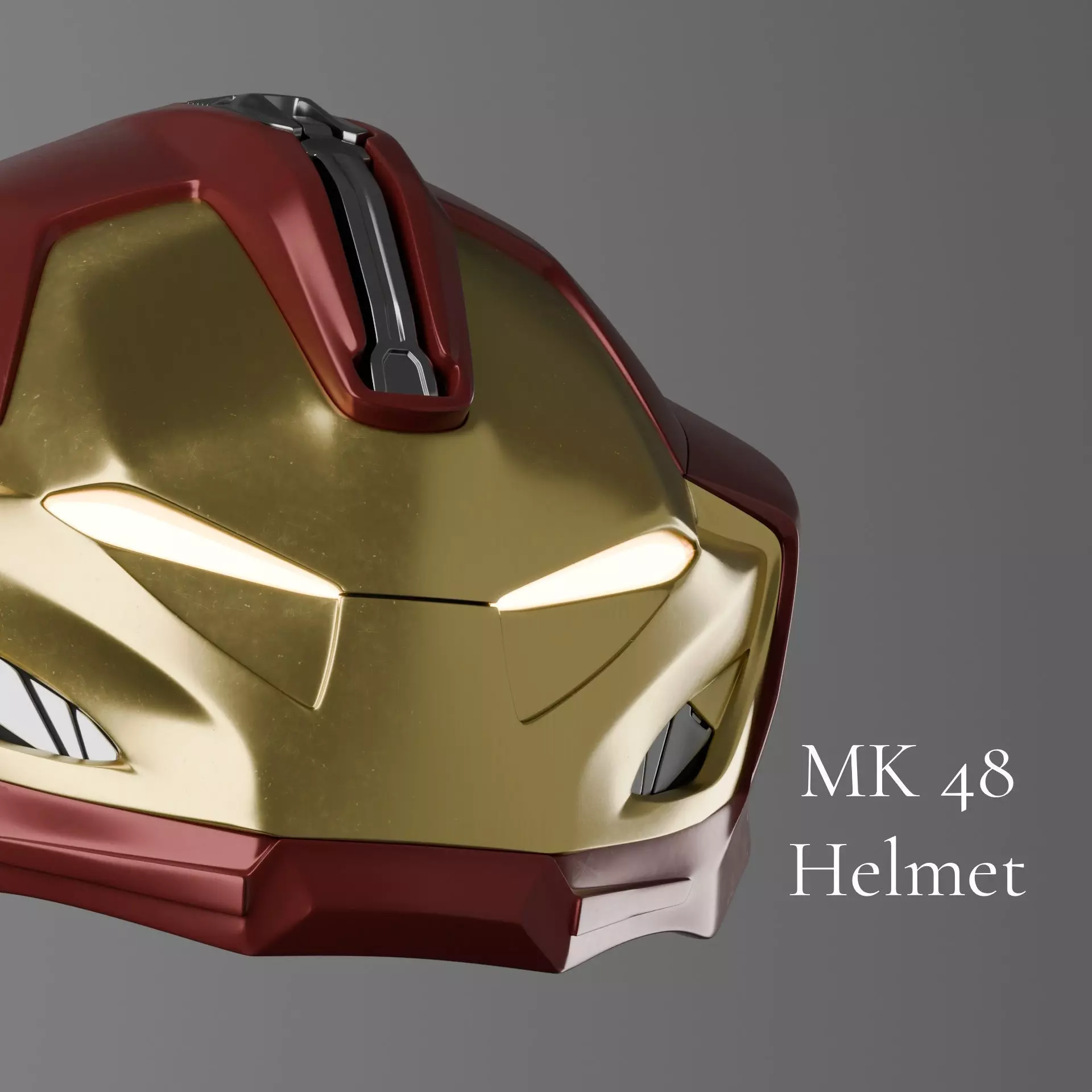 Iron Man Mk 48 Hulkbuster 3D Printable Iron Man Helmet 3D print model_1