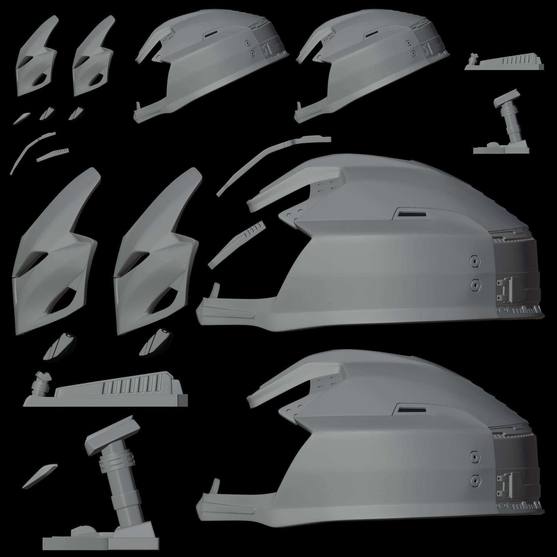 Iron Man Mk 48 Hulkbuster 3D Printable Iron Man Helmet 3D print model_9