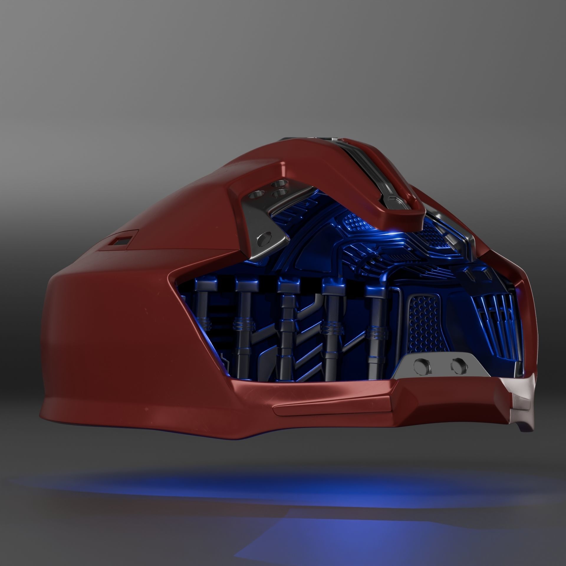 Iron Man Mk 48 Hulkbuster 3D Printable Iron Man Helmet 3D print model_4