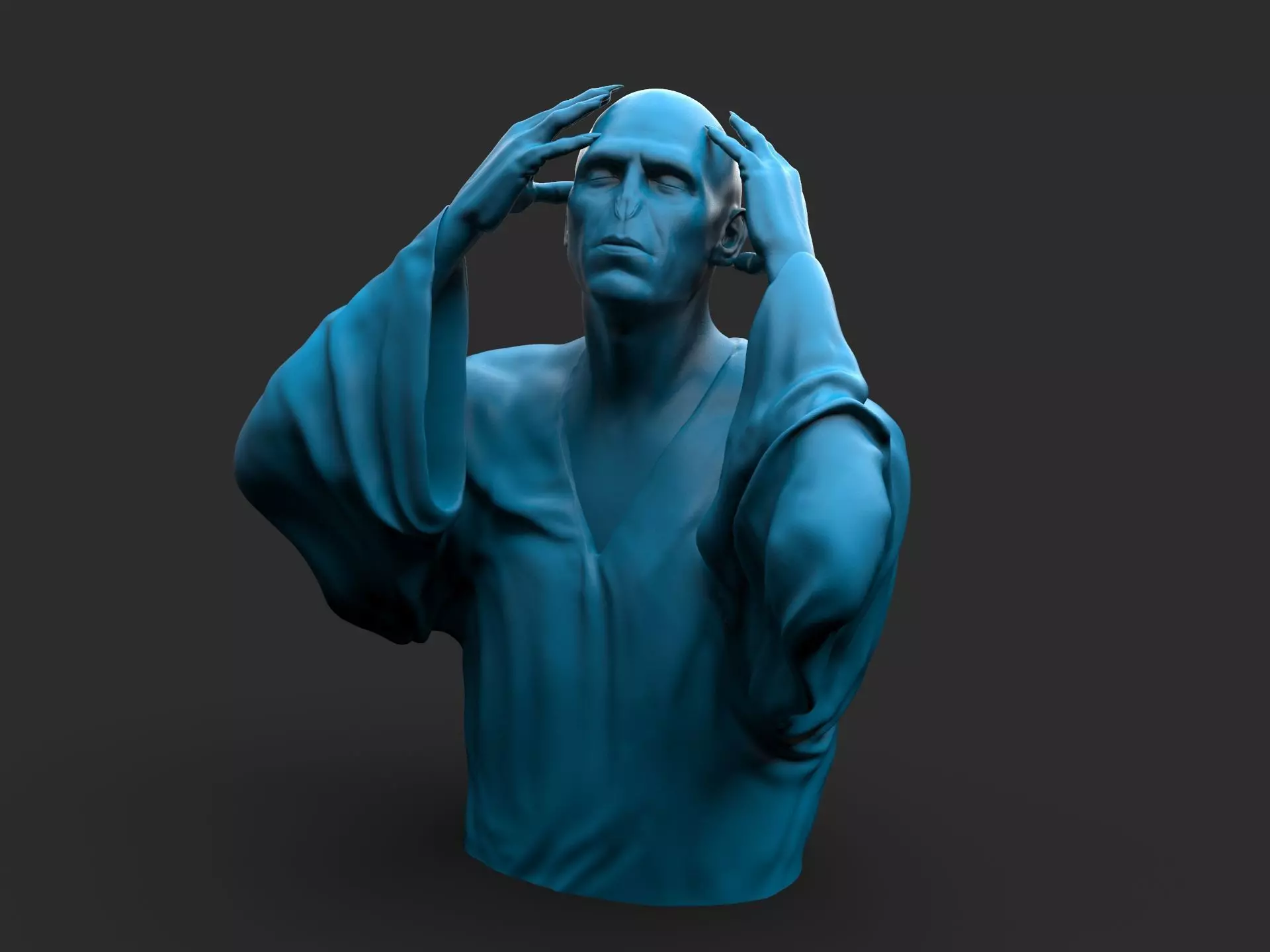 Voldemort Rebirth 3D print model_0