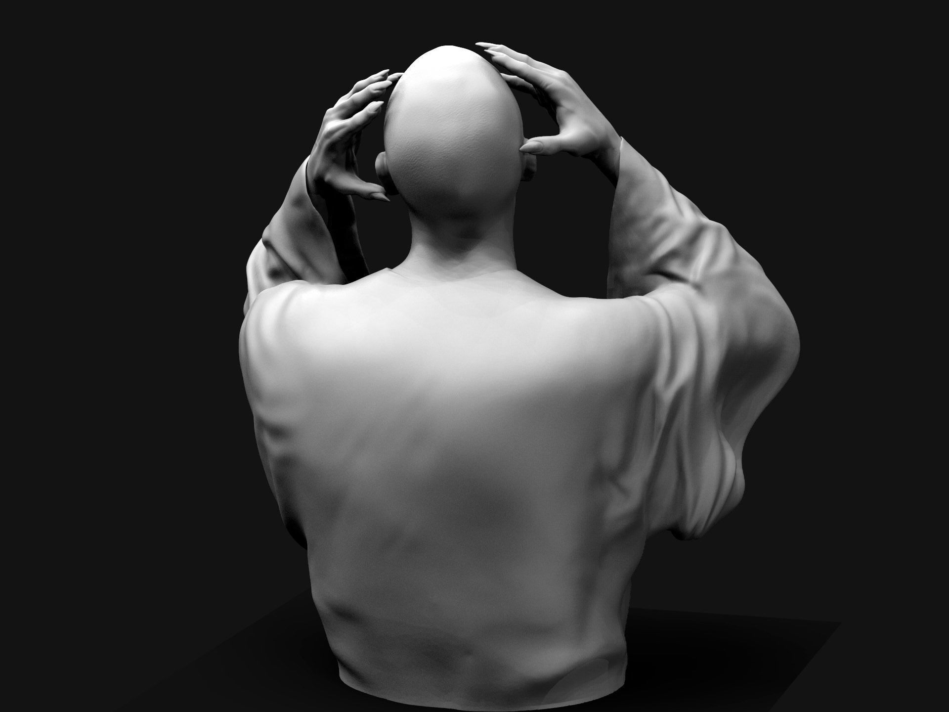 Voldemort Rebirth 3D print model_5
