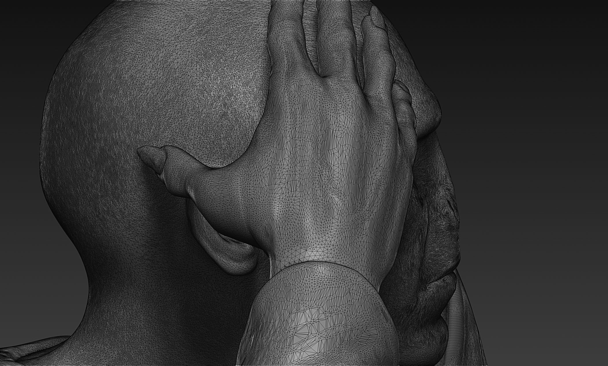 Voldemort Rebirth 3D print model_6