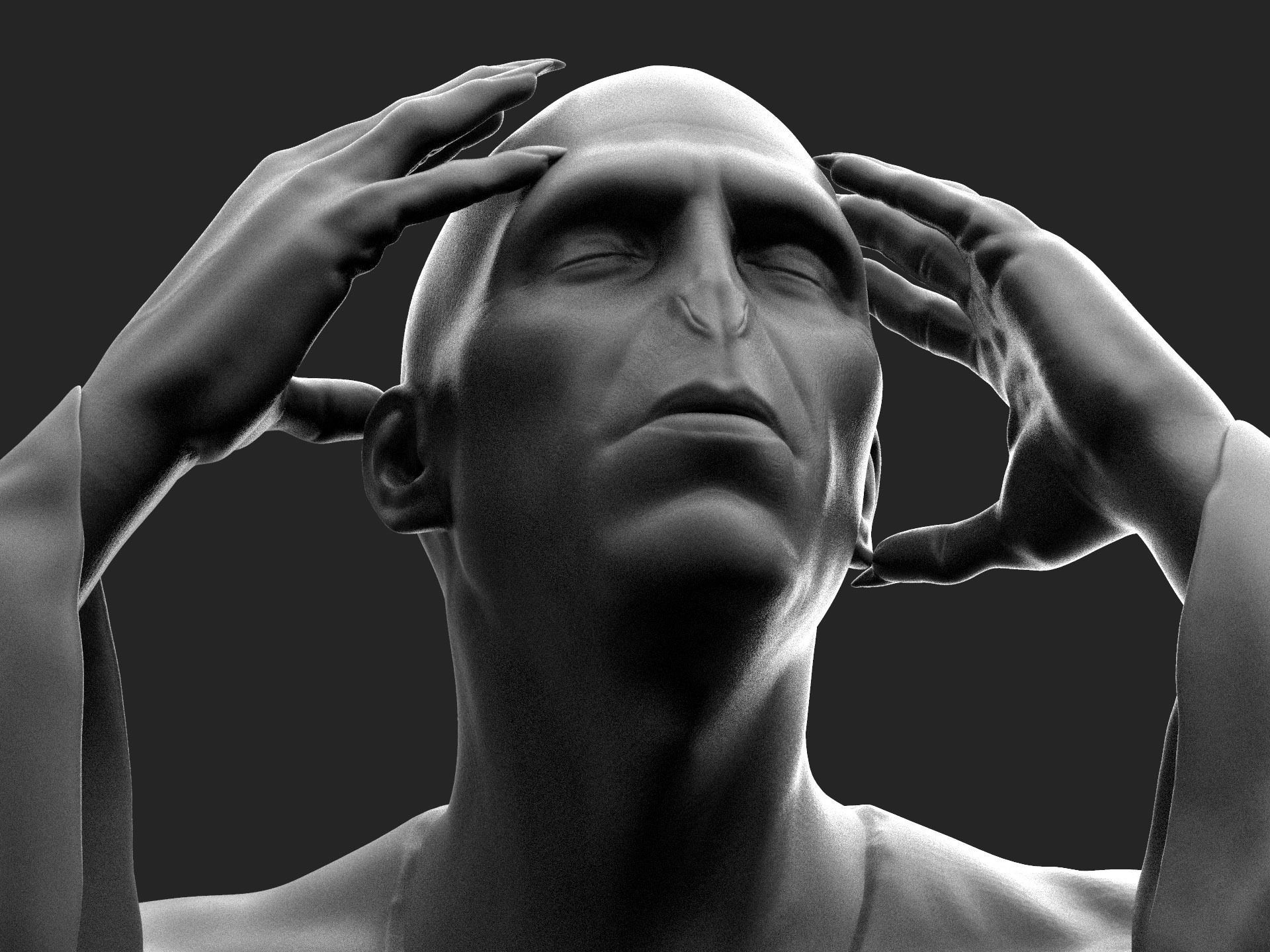 Voldemort Rebirth 3D print model_1