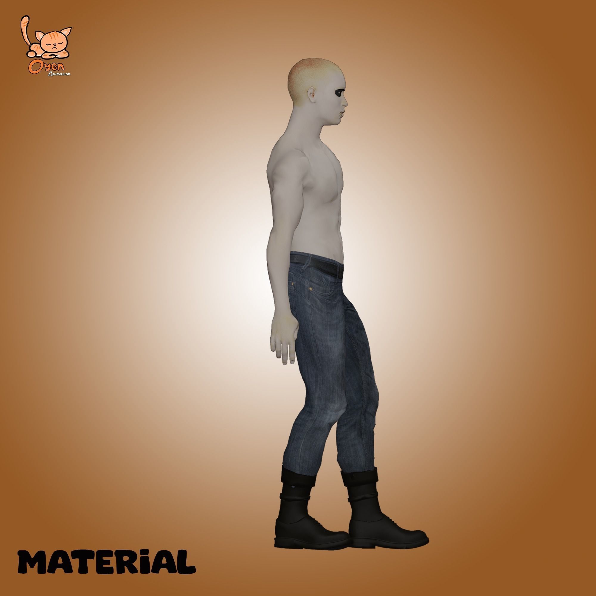 WAR BOY MAD MAX BASIC 3D model_1