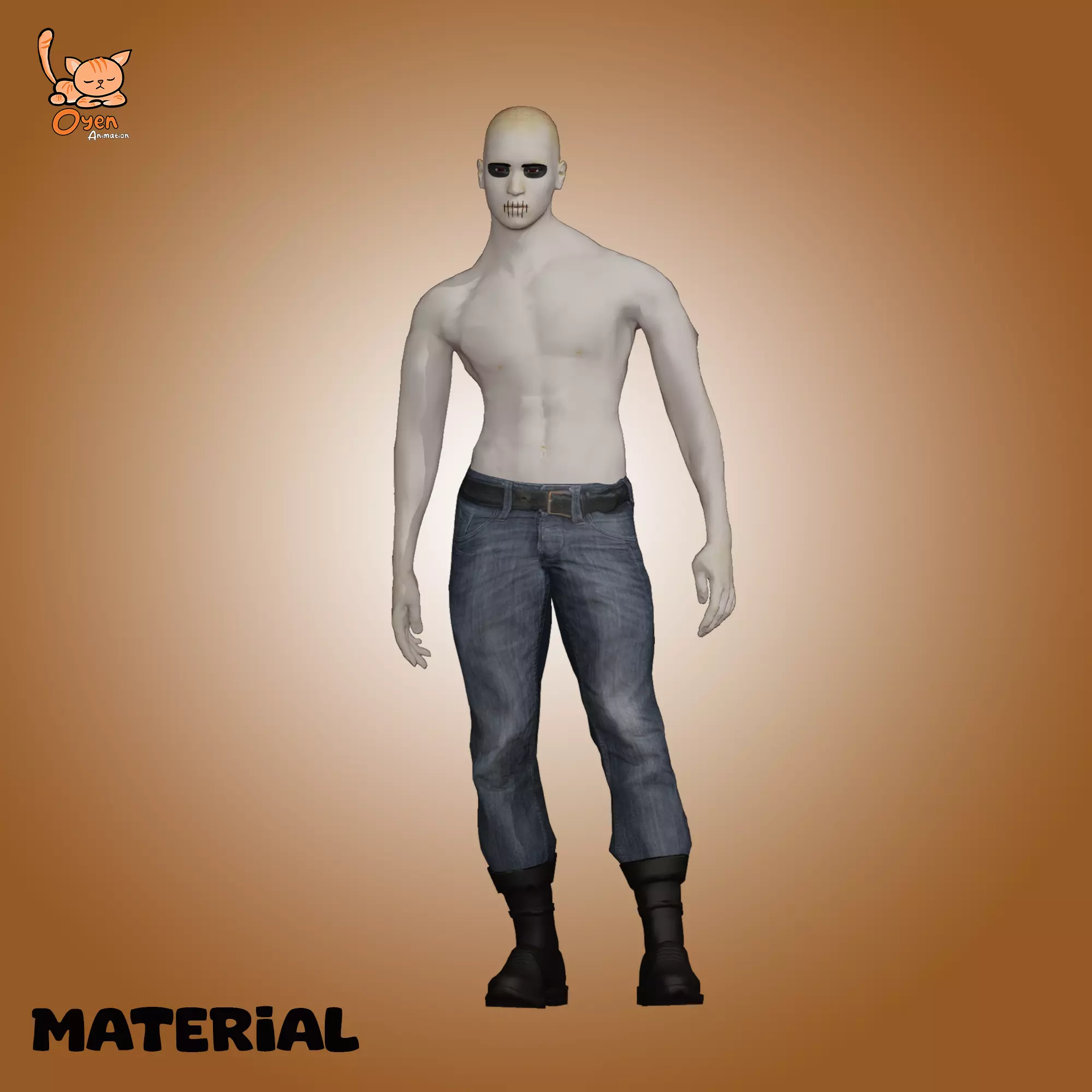 WAR BOY MAD MAX BASIC 3D model_0