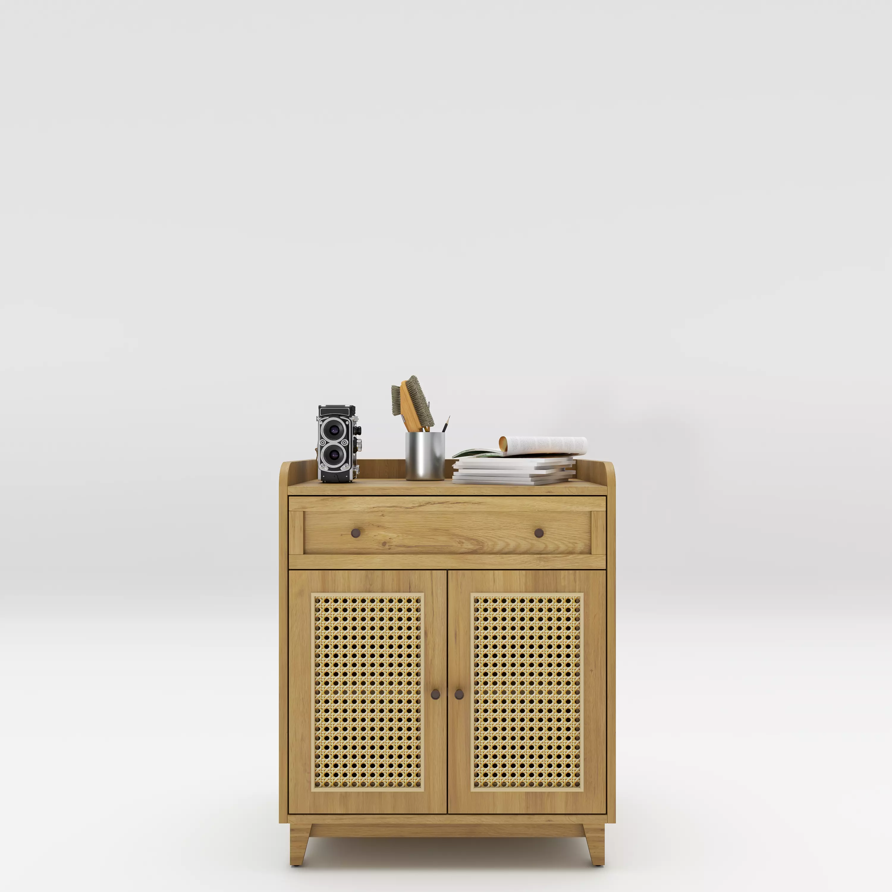 Wooden Cupboard 3D model_0