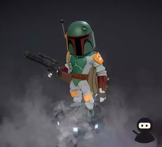 Boba Fett Cartoon 