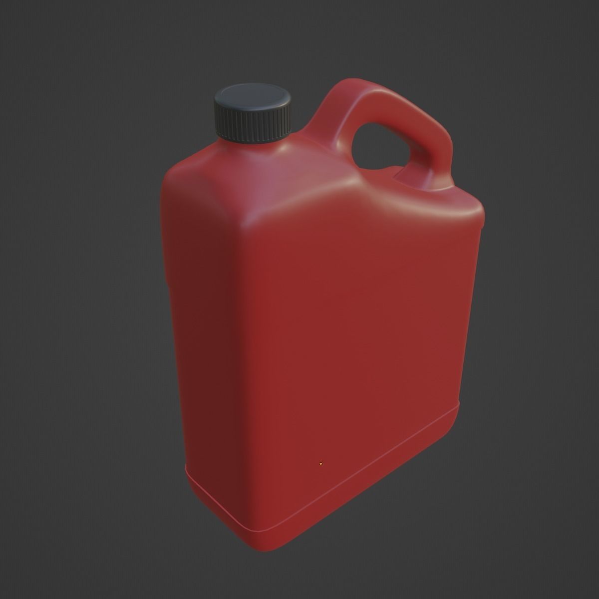 Plastic Canister A 04 3D model_7