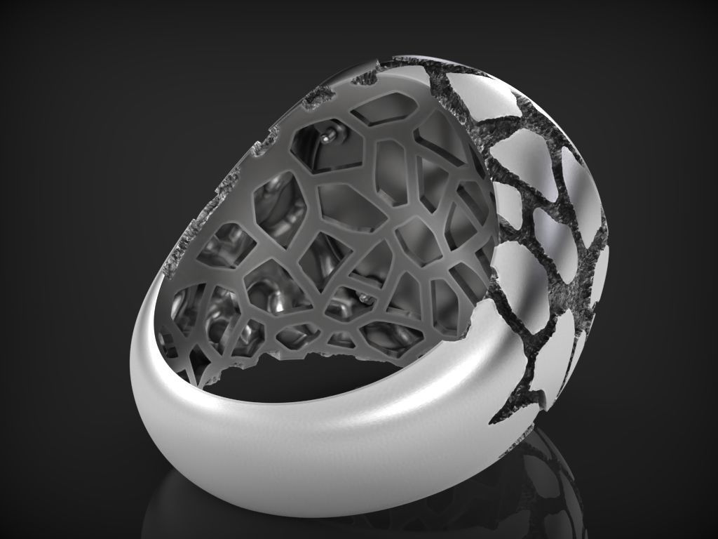 Tiger Ring 3D print model_2