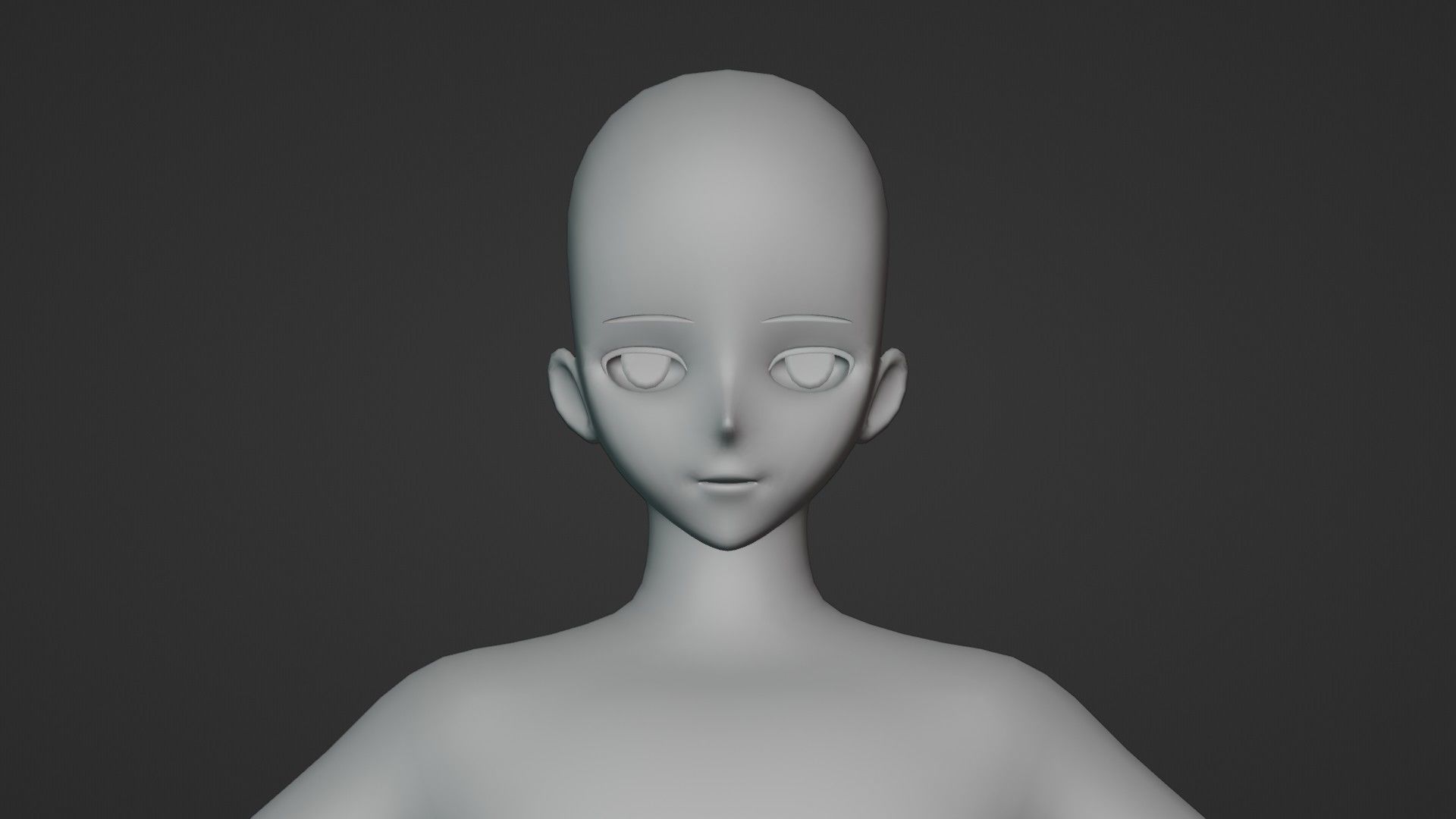 Anime Base Model Pack Low-poly 3D model_7