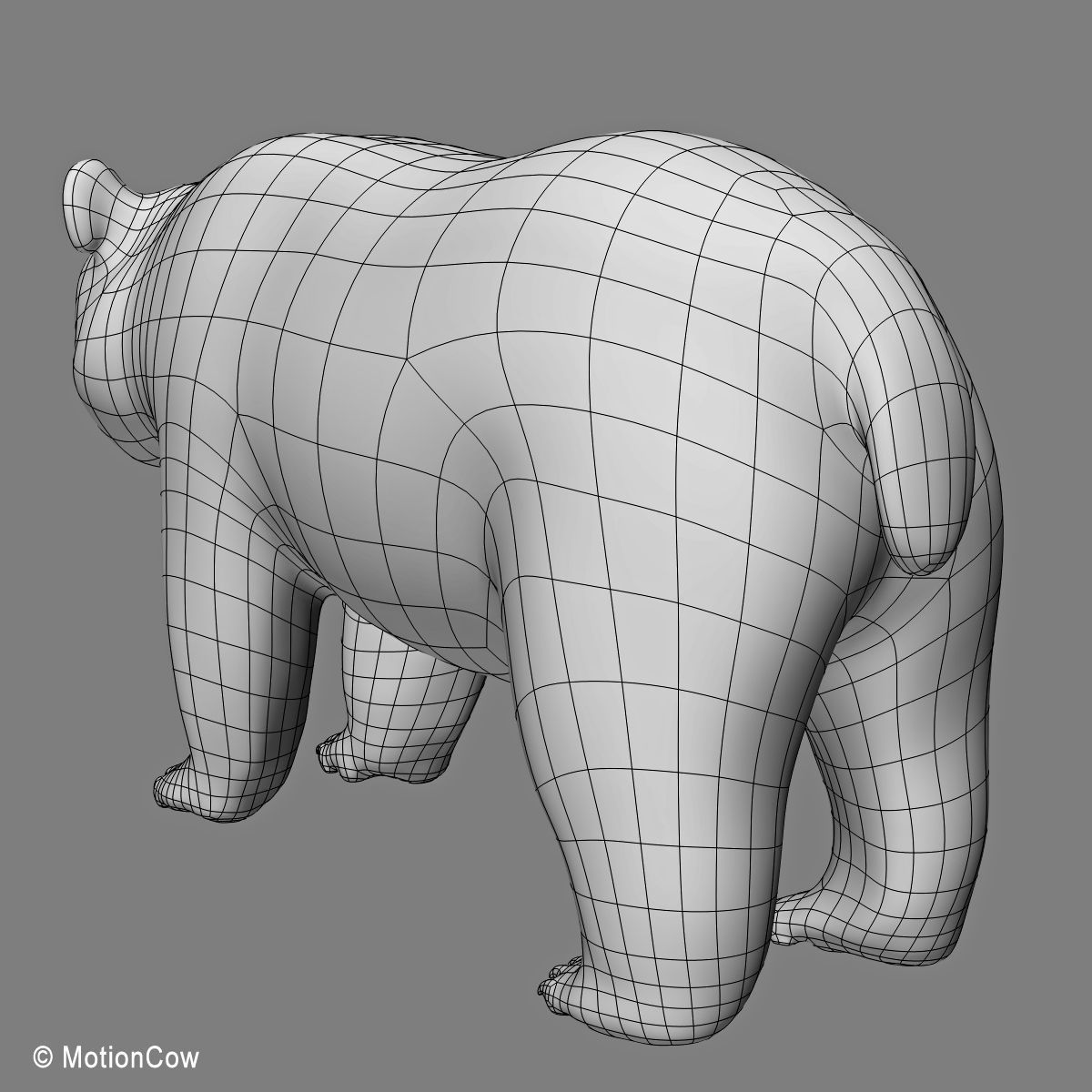 Panda Bear 3D model_17