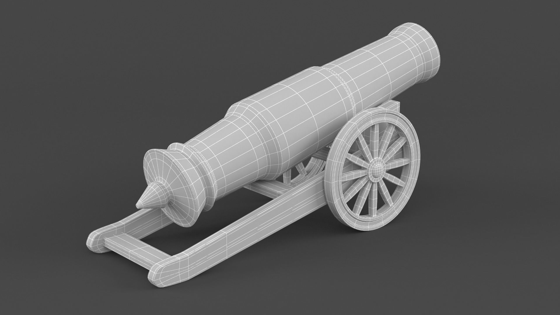 Circus Cannon 3D model_11