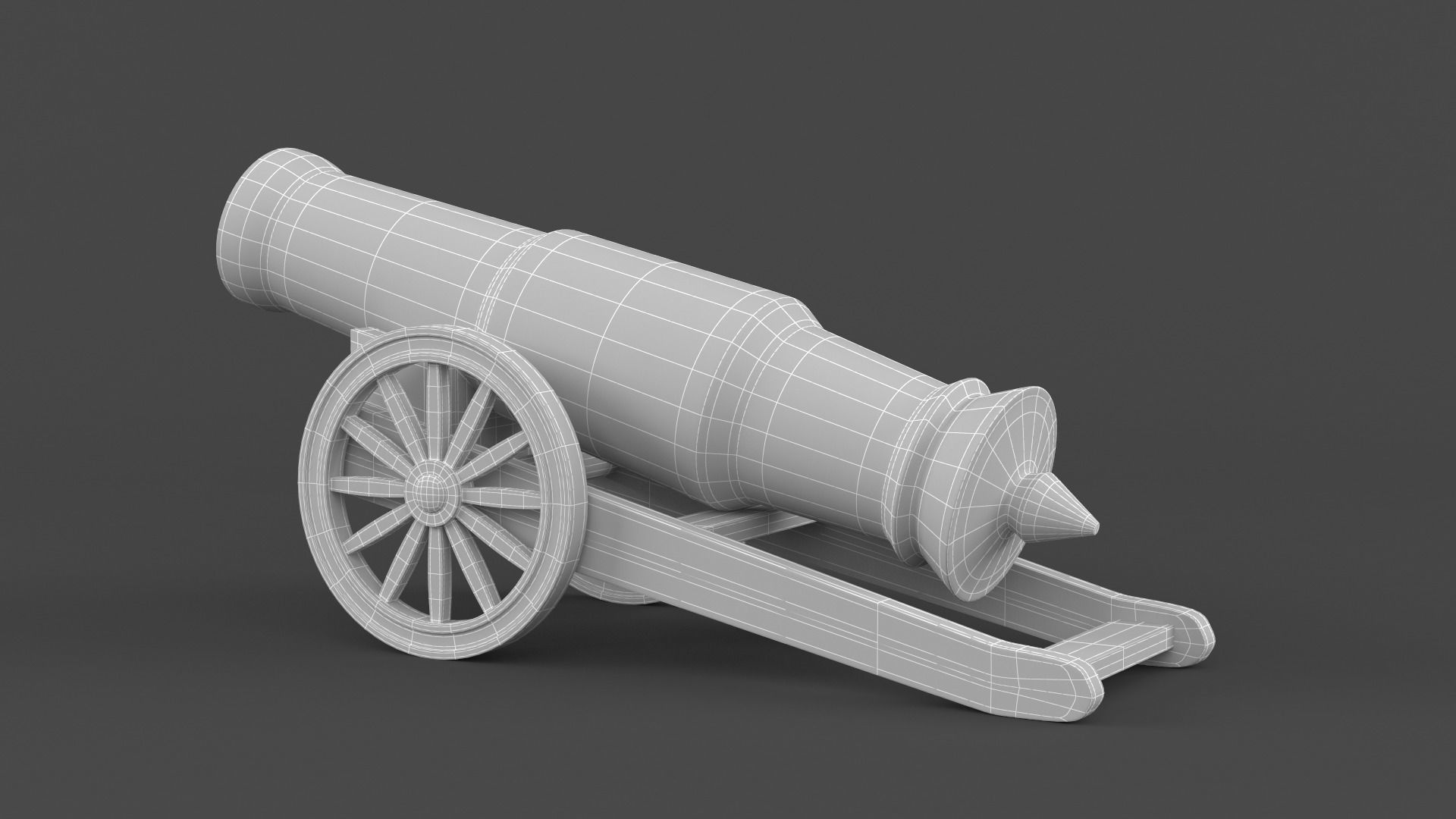 Circus Cannon 3D model_10