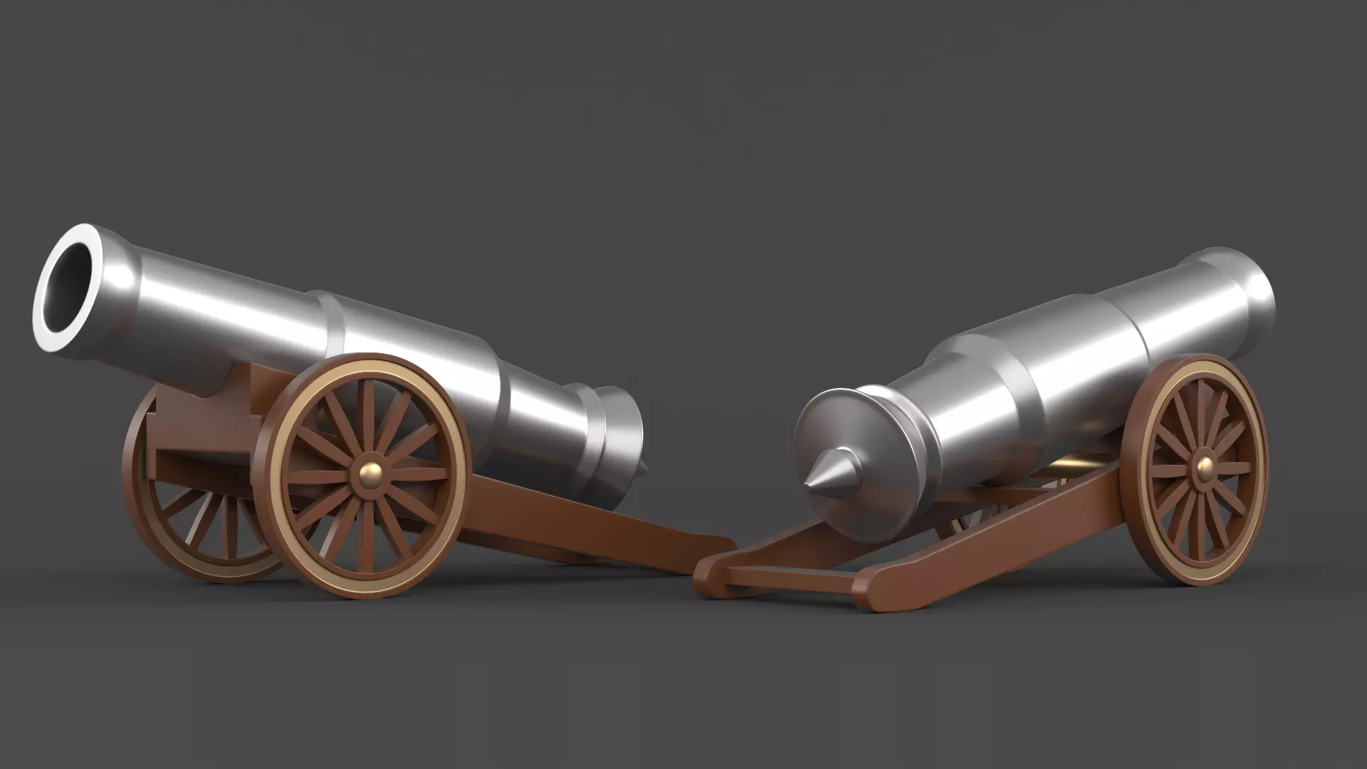 Circus Cannon 3D model_0