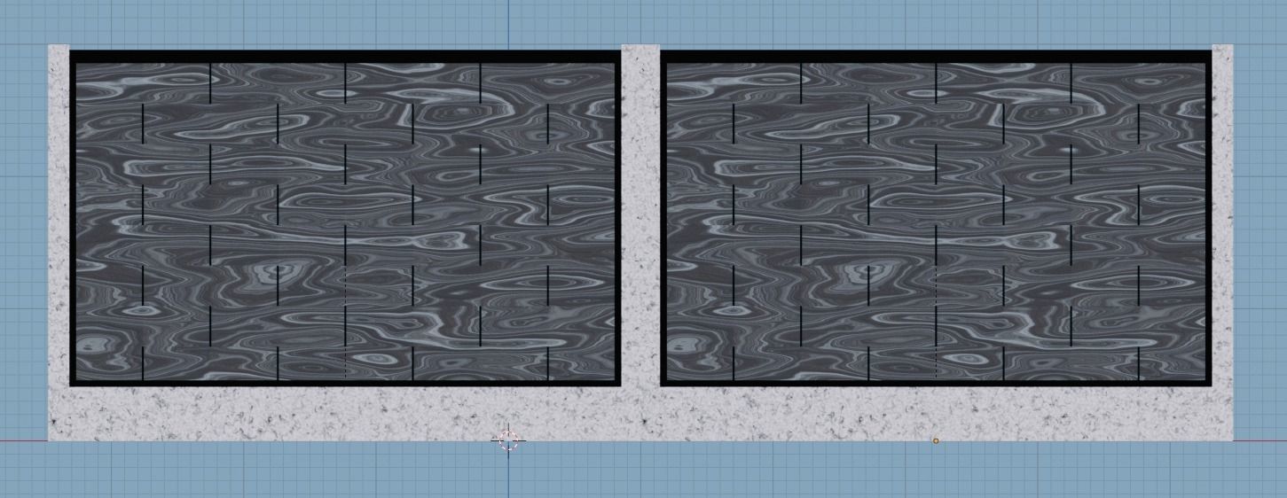 Fence Free low-poly 3D model_4